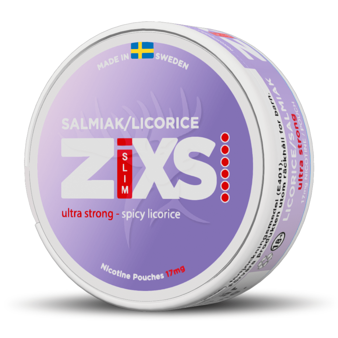 ZIXS Salmiak / Licorice Ultra Strong Slim